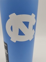 Logo Brands UNC Tar Heels 20oz Powder Coat Tumbler with Slide Open Lid – NEW