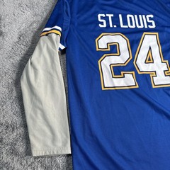 St. Louis Blues Shirt Hoodie Men’s L NHL Hockey Ameren 24 Success Brands Jersey