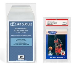 Card Capsule PSA Sleeves for PSA Slabs, 5000 Count (100 packs of 50) Perfect Fit