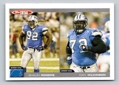 2004 Topps Total #256 Shaun Rogers / Dan Wilkinson