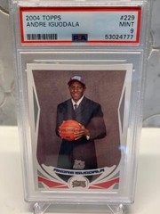 2004 TOPPS ANDRE IGUODALA RC HOF SOON #229 PSA MINT 9-ALL STAR BALLER Nice card.