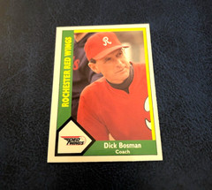 1990 CMC Minor League Baseball Dick Bosman #27 NM