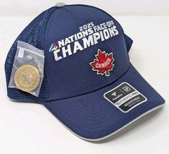 NEW Canada Fanatics 2025 4 Nations Face-Off Champions Locker Room Adjustable Hat