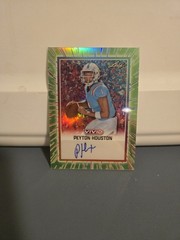 2025 Leaf Vivid Peyton Houston #BA-PH1 Green Prismatic Autograph /8