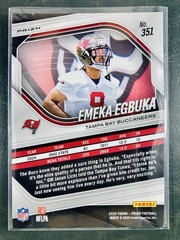 2025 Panini Prizm – Rookies Emeka Egbuka #351 Silver Prizm (RC) Buccaneers 🔥💎