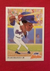 1991 Score Julio Franco All-Star #392 Texas Rangers FREE SHIPPING