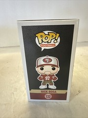 Nick Bosa San Francisco 49ers Signed Funko Pop #132 in White w/ Beckett Coa case