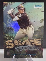 2025 Stadium Club /99 Savage Sluggers Manny Machado Turquoise Padr…