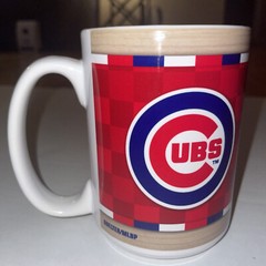 Chicago Cubs MLB Postseason 2016 World Series Champions Coffee Cup Mug w/seal