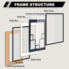Jersey Display Frame Large Shadow Box Frame Clear Acrylic with 98% UV Protect…