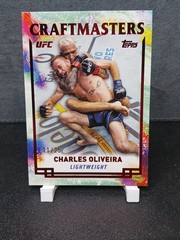 2024 Topps UFC Knockout Craftmasters Charles Oliveira Red /25