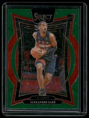 2025 Panini Select Concourse Alexandre Sarr #73 Green