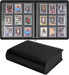9 Pocket Toploader Binder, Holds 360 3”X4” Toploader Hard Cases, Sleeves Card Co