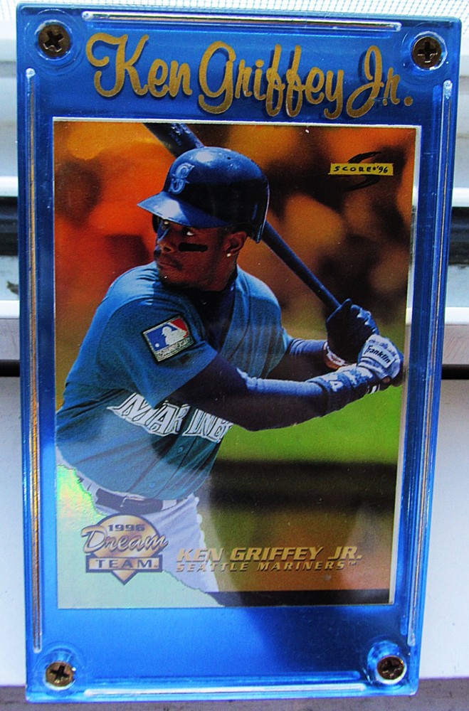 KEN GRIFFEY JR. SCORE 1996 DREAM TEAM GOLD N0. 7 OF 9