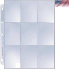 Clear 9-Pocket Card Pages – Archival Quality for Sports & Collectibles, 25 Pack