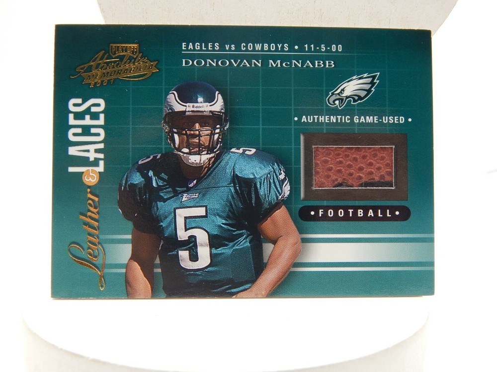 2001 Absolute Memorabilia Leather and Laces #LL31 Donovan McNabb 252/550