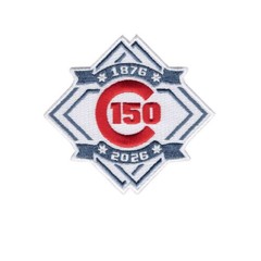 2026 Chicago Cubs 150th Anniversary Sleeve Patch