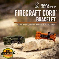Texas Bushcraft Army Green Bracelet M