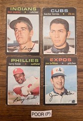 1971 Topps Baseball Cards 351-500 (P-NM) – You Pick – Complete Your Set
