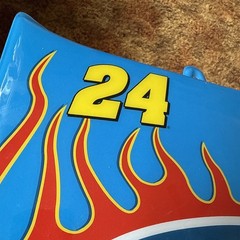 Winners Circle Nascar Jeff Gordon Plastic Replica Racecar Signed Hood Wall Hang