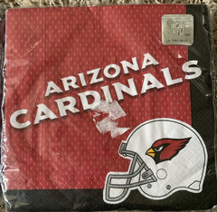 Arizona Cardinals Napkins 2 Packs of 16 Each 2 Ply 12 7/8″ X 12 7/8″ Brand New