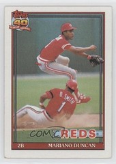 1991 Topps Mariano Duncan Ozzie Smith #13 HOF mx4