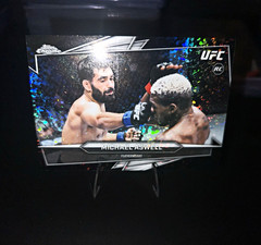 2026 Topps Chrome UFC Michael Aswell Rookie Card #11 (black mini diamonds) 03/10