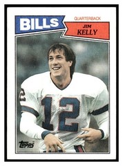 1987 Topps 362 Jim Kelly Rookie RC Buffalo Bills Super Bowl Hall of Fame