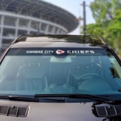 KANSAS CITY CHIEFS NFL FOOTBALL FANMATS PROMARK WINDSHIELD DECAL AUTO