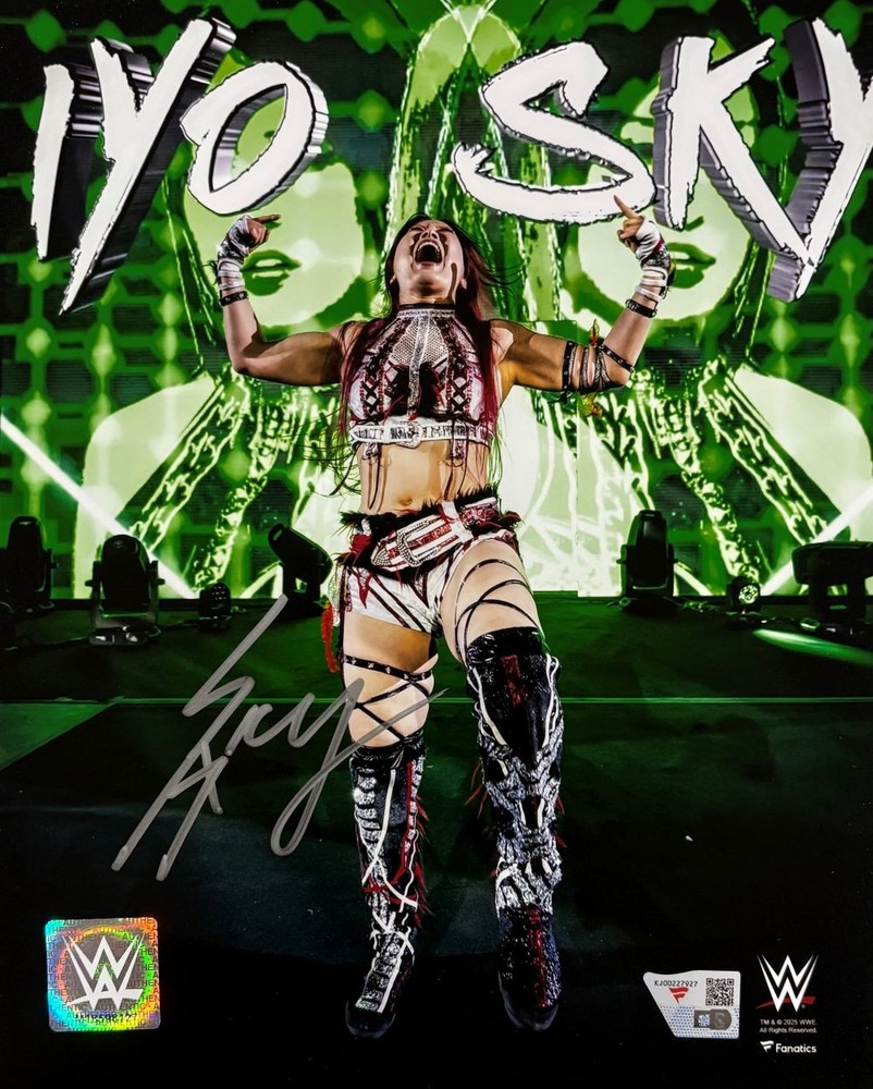 Iyo Sky Signed 8×10 WWE Photo Fanatics