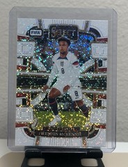 Weston McKennie 2023-24 Panini Select FIFA Terrace White Sparkle Prizm SSP