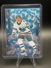 2025-26 Upper Deck Extended Series Macklin Celebrini Blue Dazzlers DZ-150