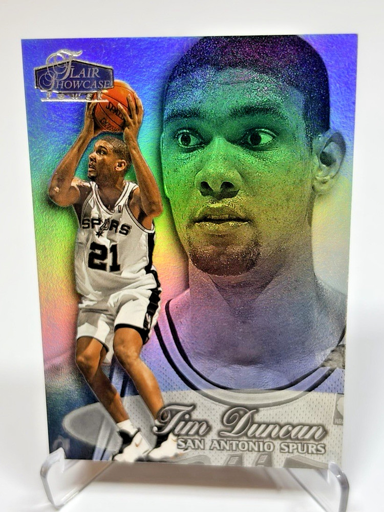 1998-99 FlairShowcase Tim Duncan #3 Row 3 Showtime Spurs HOF N/M