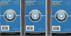 NEW PSA Graded Slabs Size Resealable CSP Sleeves 100 per Pack *3 = 300 Total!