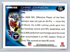 2010 Topps #133 Chris Johnson
