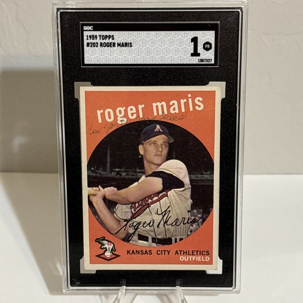 1959 Topps #202 Roger Maris SGC 1 (MK)