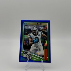 Panini 2025 Score Ja’Tavion Sanders Blue Flash Parallel /185 #23 – Panthers NFL