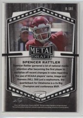 2022 Leaf Draft Metal Silver Mojo Spencer Rattler #B-SR1 16ki