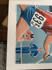 Auto Bruce Jenner Decathlon Suite 10 Original Lithographs 159/500 William Nelson