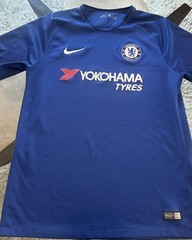 Nike Jersey Blue Chelsea Football Club Yokohama Tyres Soccer Jersey 2017 Mens Sm