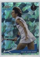 2021 Topps Chrome Sapphire Aqua 135/199 Billie Jean King #35 HOF sb0