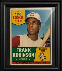 8×10 WallArt MLB Frank Robinson Rookie Print Glass Frame