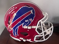 Josh Allen Autograph FULL SIZE Helmet Beckett COA