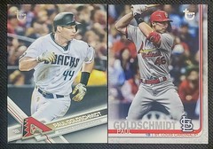 2017-19 Topps Paul Goldschmidt Lot Of (2) Vintage Stock /99! Cardinals Dbacks
