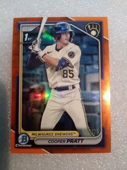 2024 Bowman Chrome Cooper Pratt True Orange/25