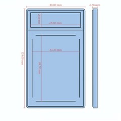 Empty Graded Card Slab Clear 35pt PSA For Trading Sports Cards 1/10/50/100 Pack
