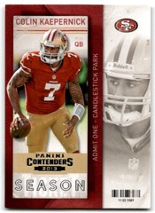 2014 PANINI CONTENDERS PANINI KNIGHT LOGO SAN FRANCISCO 49ERS #1