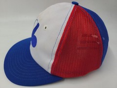 Vintage Montreal Expos Twins Enterprise Mesh Snapback Hat Cap MLB *FLAWS READ*