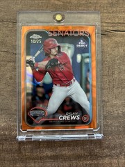 2024 Topps Pro Debut – Chrome Dylan Crews #PDC-128 Orange Lava /25 Nationals