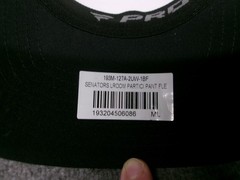 Ottawa Senators Hat Cap Fitted Men M L Black Hockey Authentic Pro Flex Fanatics